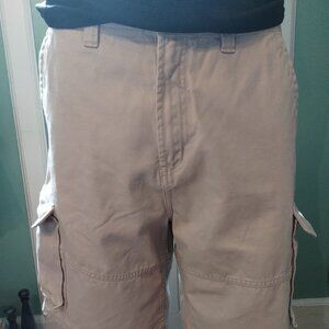 Faded Glory Beige Men's Size 36 Cotton Shorts
